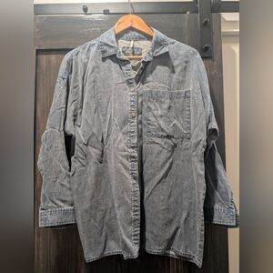 LOFT Blue Denim Shirt